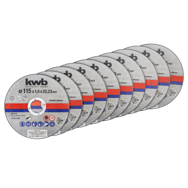 ΔΙΣΚΟΙ ΚΟΠΗΣ ΣΙΔΗΡΟΥ 125X1.0X22.23MM 10 ΚΟΜΜΑΤΙΑ