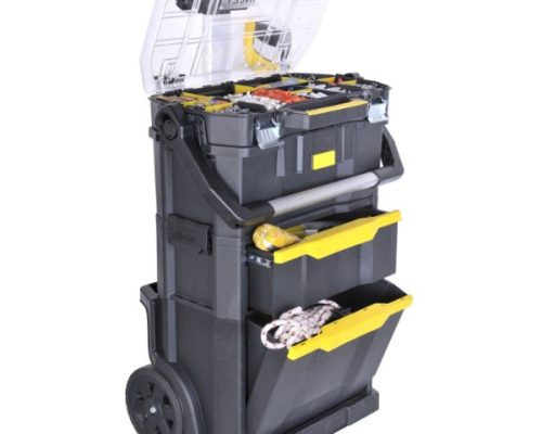 ΤΡΟΧΗΛΑΤΟΣ ΠΛΑΣΤΙΚΟΣ ΕΡΓΑΛΕΙΟΦΟΡΟΣ 2 ΣΕ 1 (ΜΕ ΕΡΓΑΛΕΙΟΘΗΚΗ) STANLEY