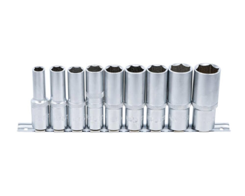 DEEP SOCKET SET 10-24MM 1/2''  9PCS