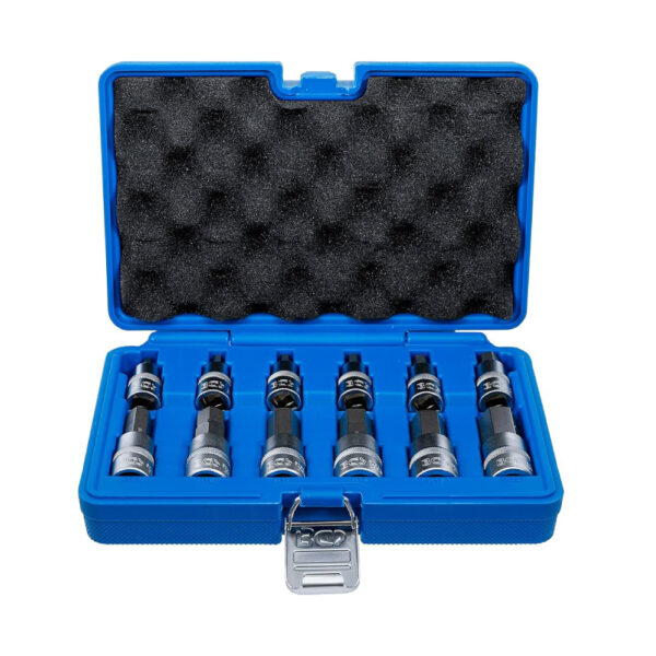 BIT SOCKET SET HEX 1/2" 5-22MM 12PCS